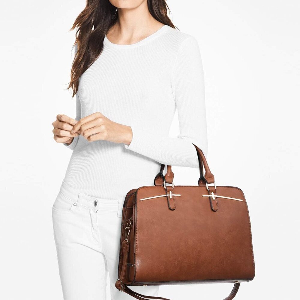 Women Handbag Wallet Tote Shoulder Hobo Bag Top Handle Satchel Purse Set 2pcs wi - Picture 2 of 5